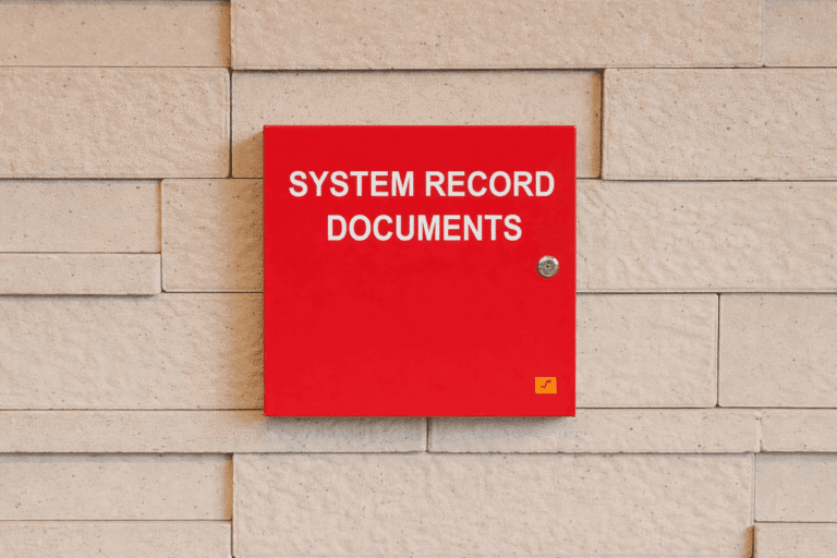 NFPA 13 Documentation Cabinet for Fire Sprinkler System Records
